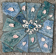 Ceramic Mosaic Tile by Rachael Windress