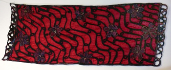 Red & Black Wrap by Melissa Hume
