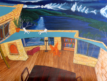 Fantails Eye View of the Fishwick House by Ian Fitzsimons