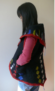 Felted Merino Vest by Susanne Walden