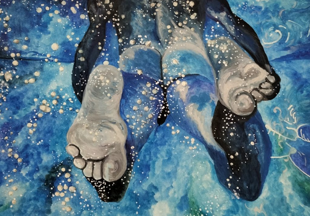 Coming up for Air - Craig Walton (Watercolour)