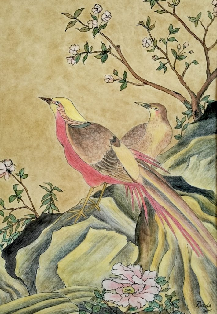 Birds & Flowers by Rupda Wilson